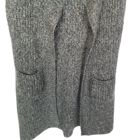 Prana Womens Thalia Wool Sweater Vest Chunky Preppy Classic Dark Academia Cozy M - Picture 3 of 9